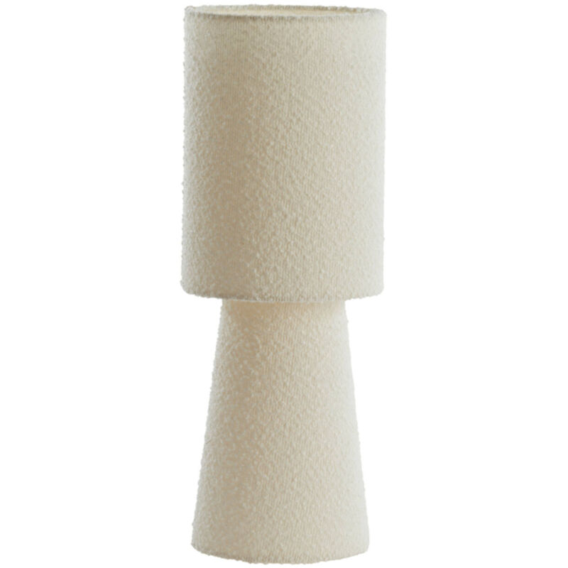 foto del prodotto light living lampada da tavolo mikkel beige tessile 