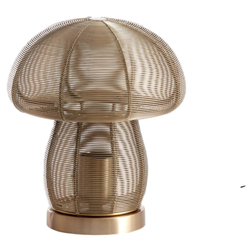 foto del prodotto light living lampada da tavolo mushroom oro metallo 