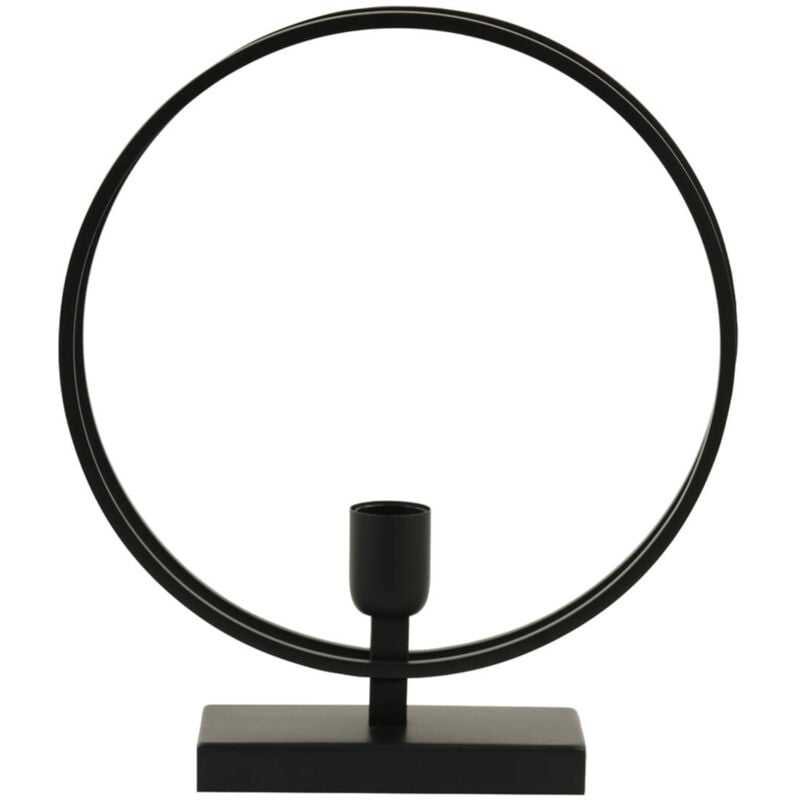 foto del prodotto light living lampada da tavolo rudra nero metallo e27