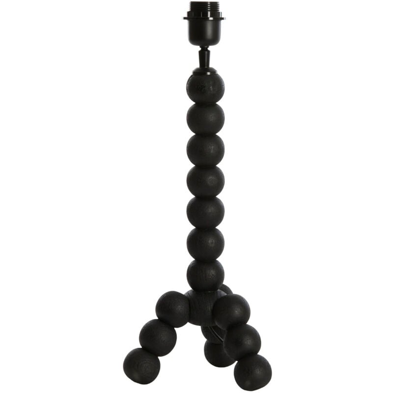 foto del prodotto light living lampada da tavolo veglio nero legno 