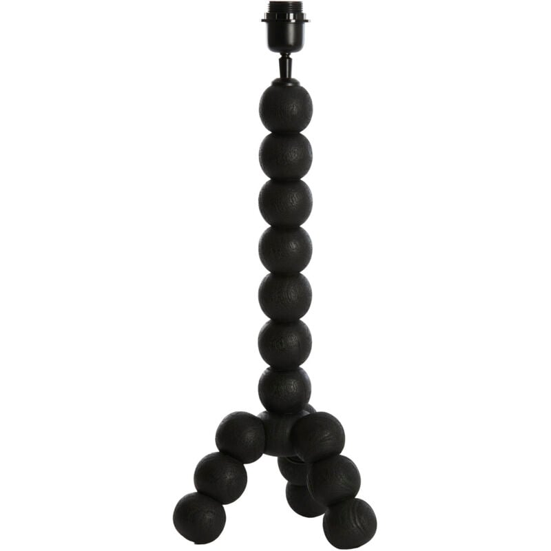 foto del prodotto light living lampada da tavolo veglio nero legno 