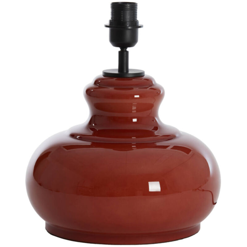 foto del prodotto light living lampada da tavolo verde rosso vetro 