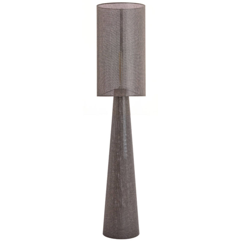 foto del prodotto light living lampada da terra micky marrone tessile 