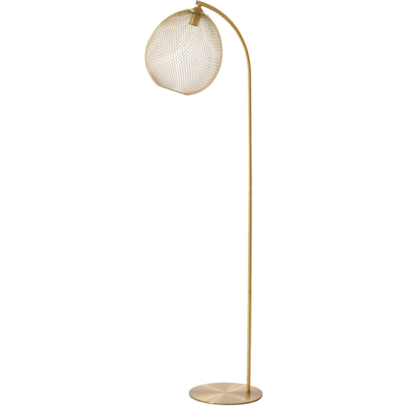 foto del prodotto light living lampada da terra moroc oro metallo 