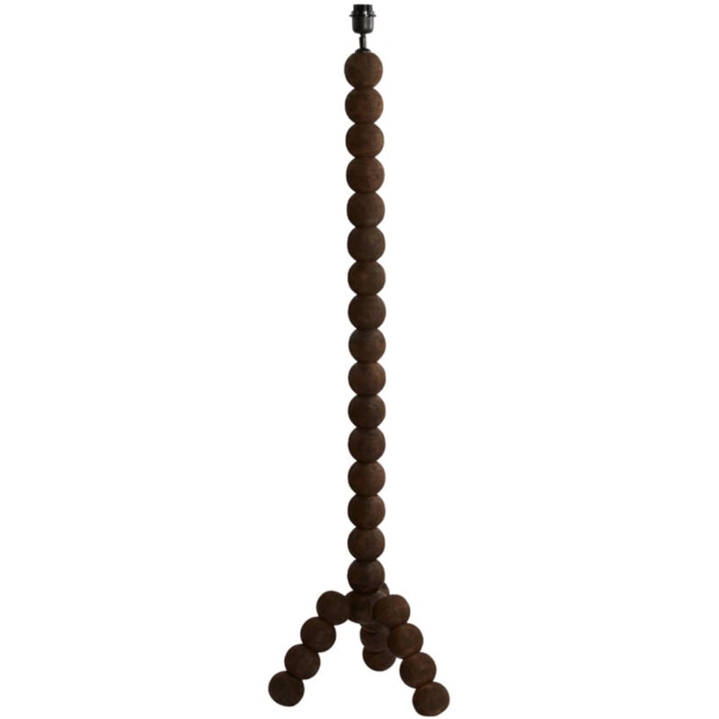 foto del prodotto light living lampada da terra veglio marrone legno 