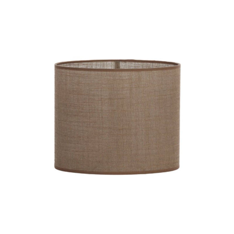 foto del prodotto light living paralume caden marrone tessile e27 