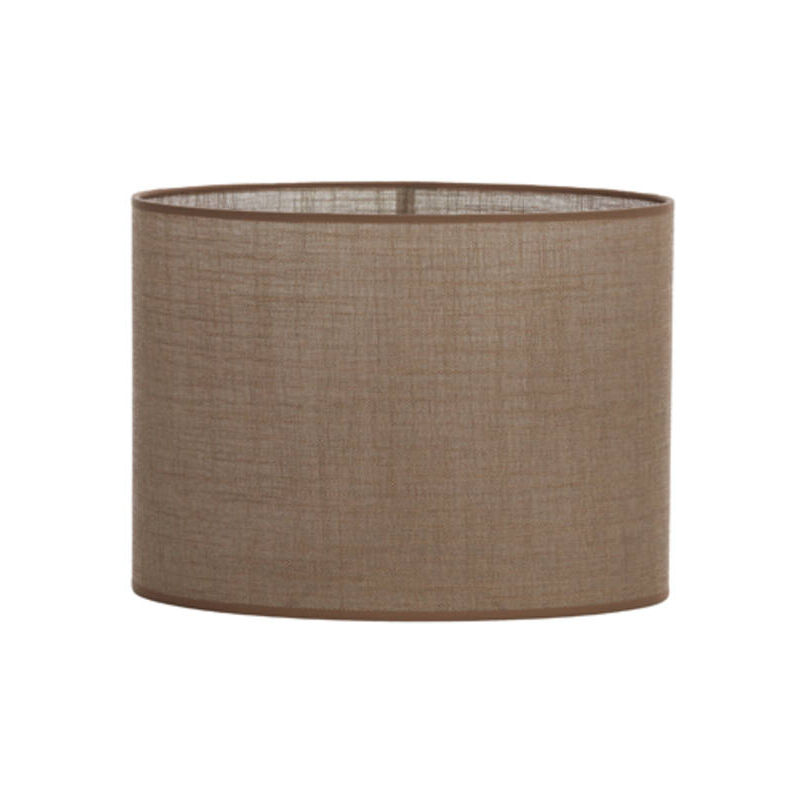 foto del prodotto light living paralume caden marrone tessile e27 