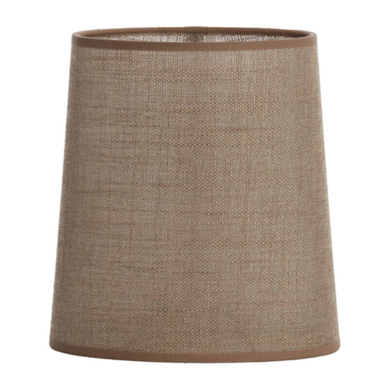 foto del prodotto light living paralume caden marrone tessile e27 