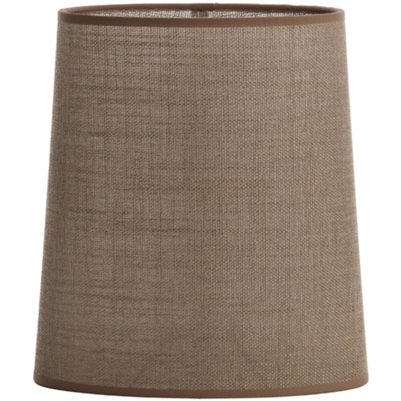 foto del prodotto light living paralume caden marrone tessile e27 