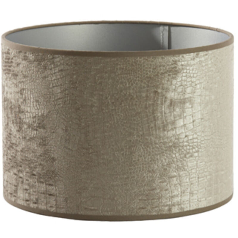 foto del prodotto light living paralume chelsea argento tessile 30cm