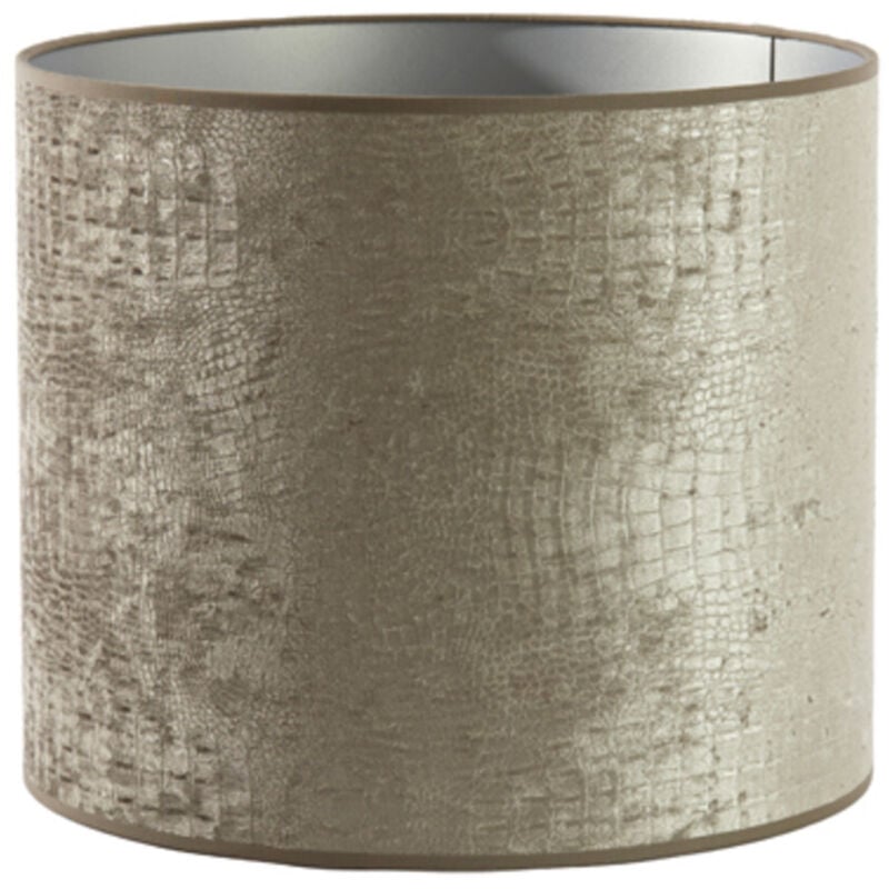 foto del prodotto light living paralume chelsea argento tessile 35cm