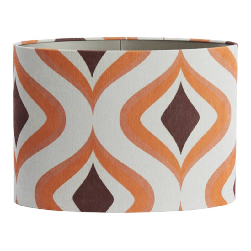 foto del prodotto light living paralume cookie arancione tessile e27 