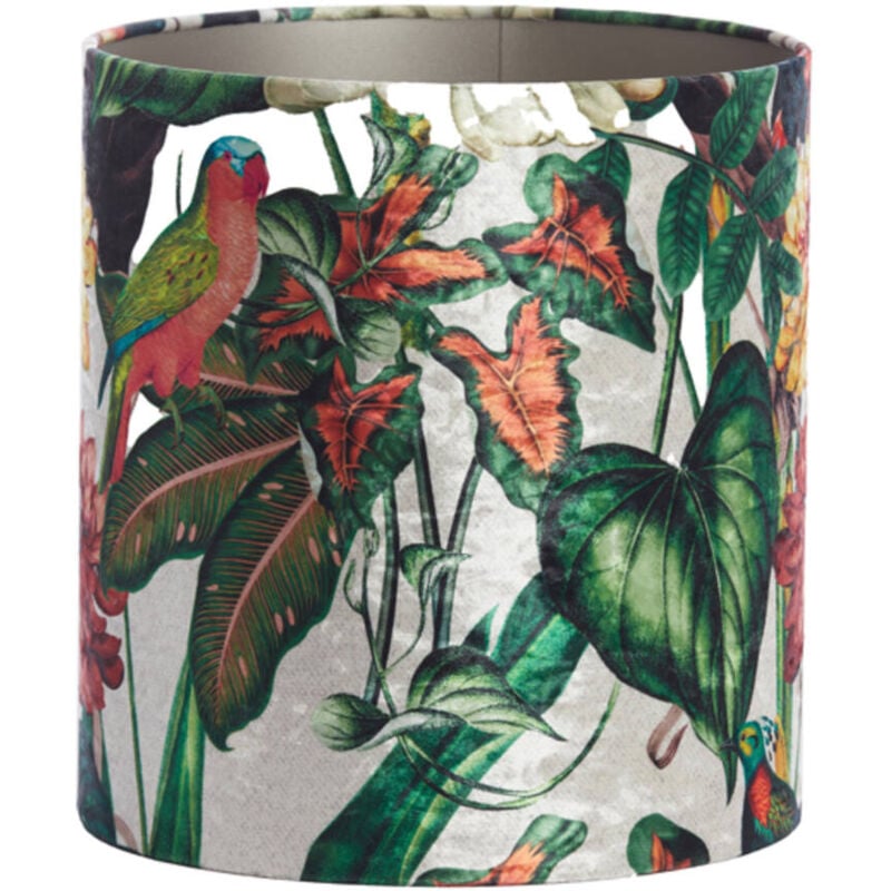 foto del prodotto light living paralume dahlia verde tessile 30cm 