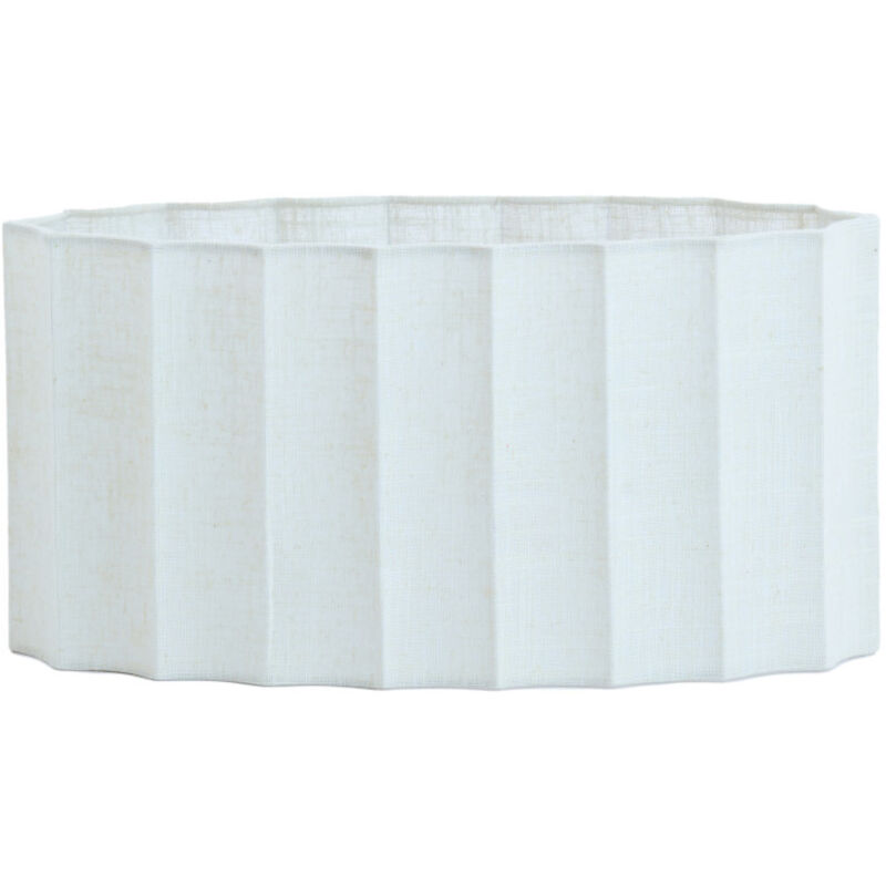 foto del prodotto light living paralume disli bianco tessile e27 