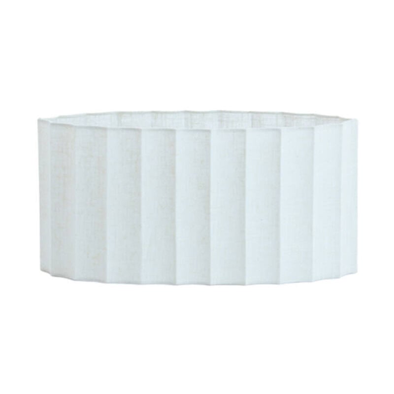 foto del prodotto light living paralume disli bianco tessile e27 