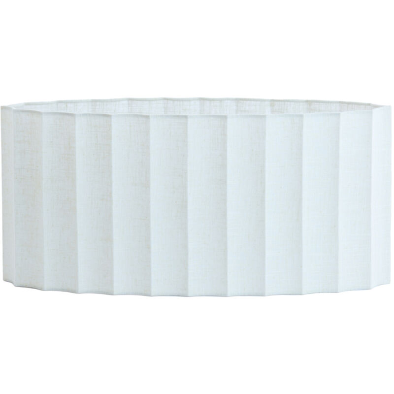 foto del prodotto light living paralume disli bianco tessile e27 