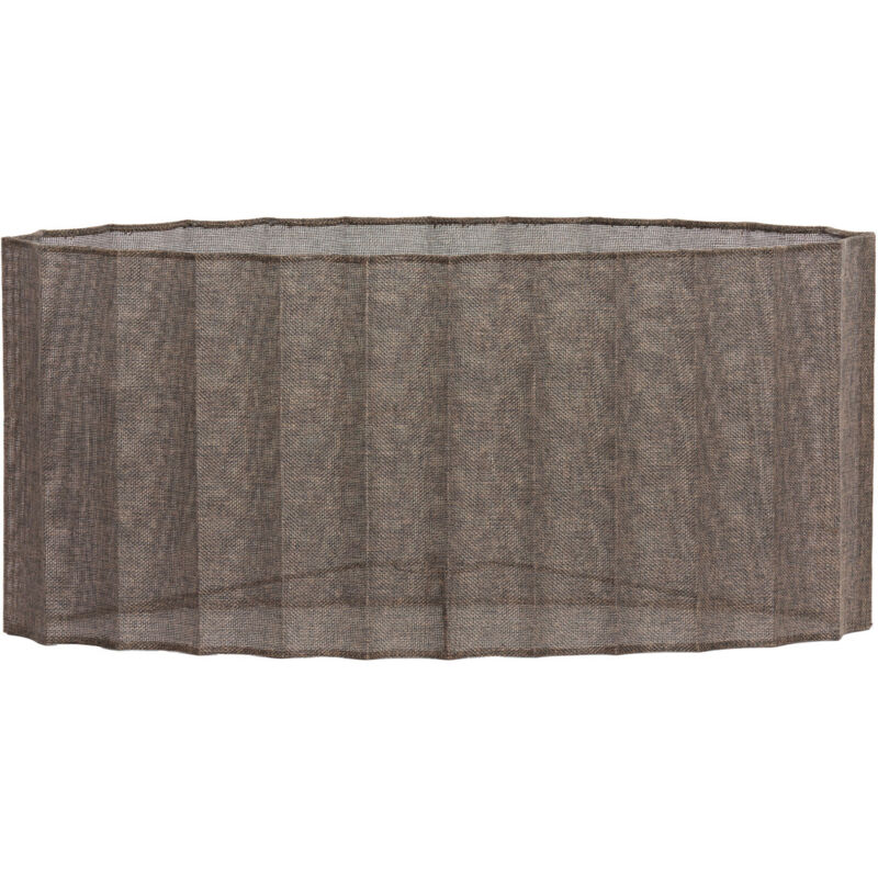 foto del prodotto light living paralume disli marrone tessile e27 