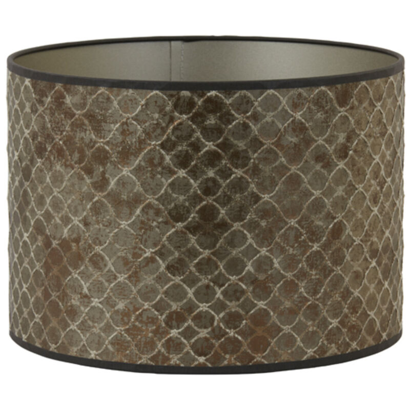 foto del prodotto light living paralume elodi marrone tessile velluto 