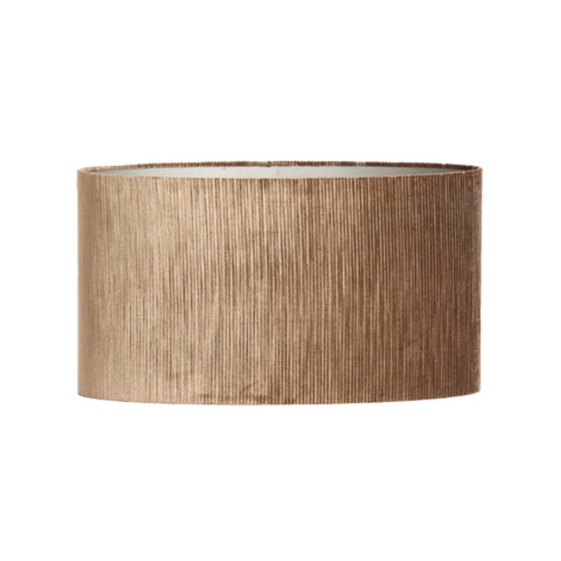 foto del prodotto light living paralume flair marrone tessile e27 
