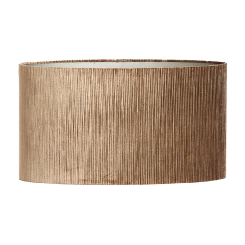 foto del prodotto light living paralume flair marrone tessile e27 