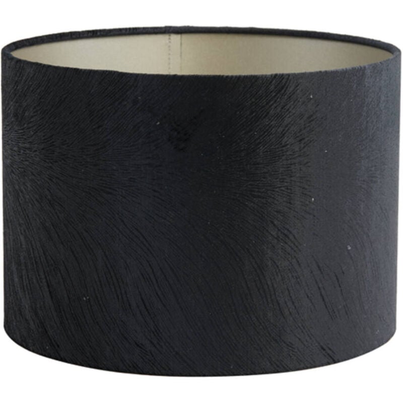 foto del prodotto light living paralume lubis nero tessile 25cm e27