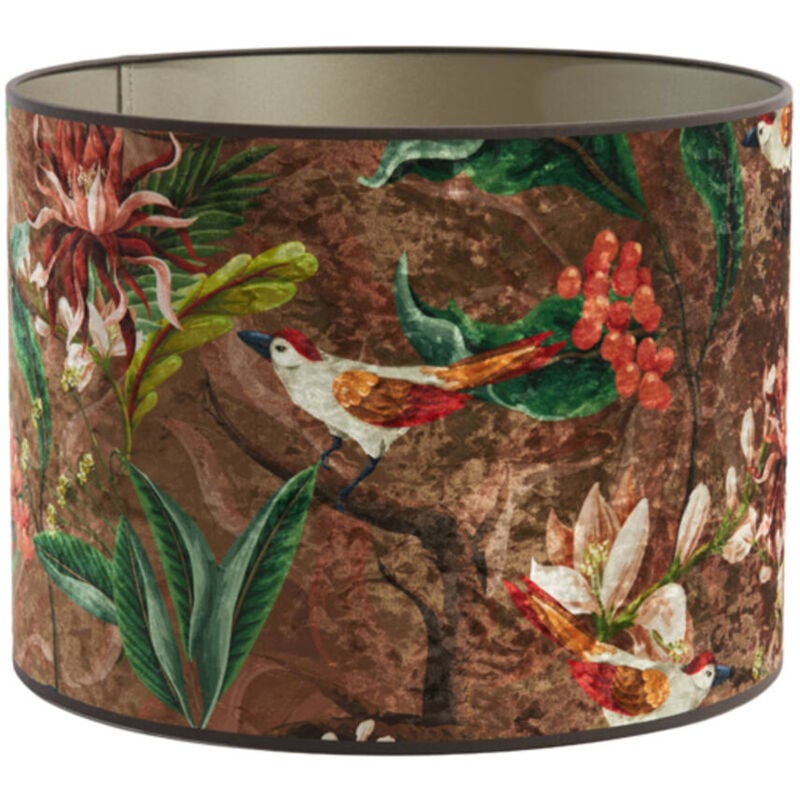 foto del prodotto light living paralume passaro multicolore tessile 