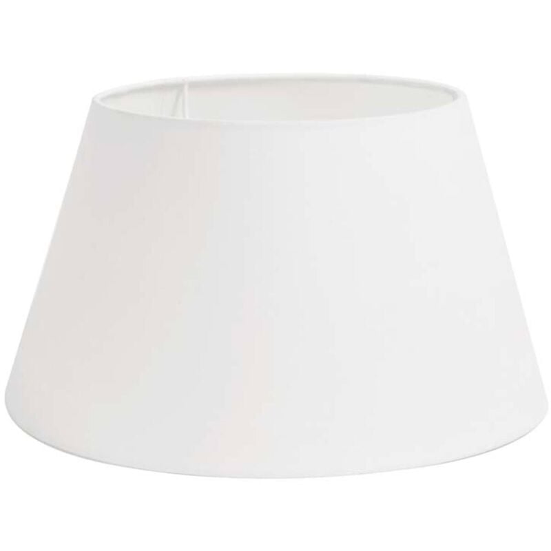 foto del prodotto light living paralume polycotton bianco tessile 