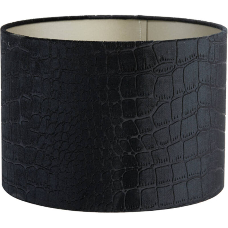 foto del prodotto light living paralume praya nero tessile 25cm e27