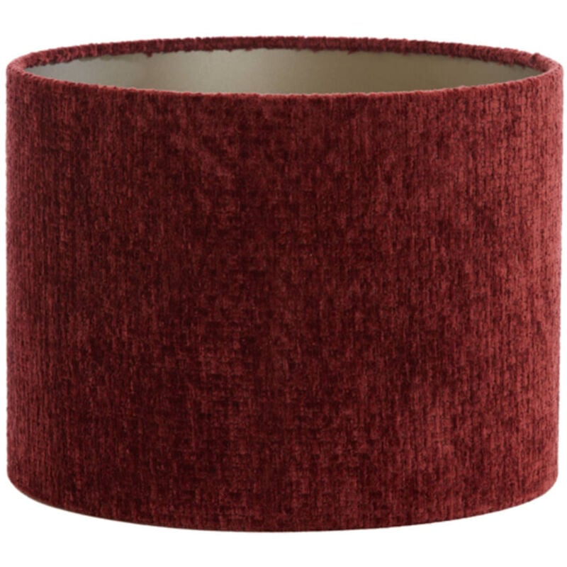 foto del prodotto light living paralume ruby rosso tessile 25cm e27