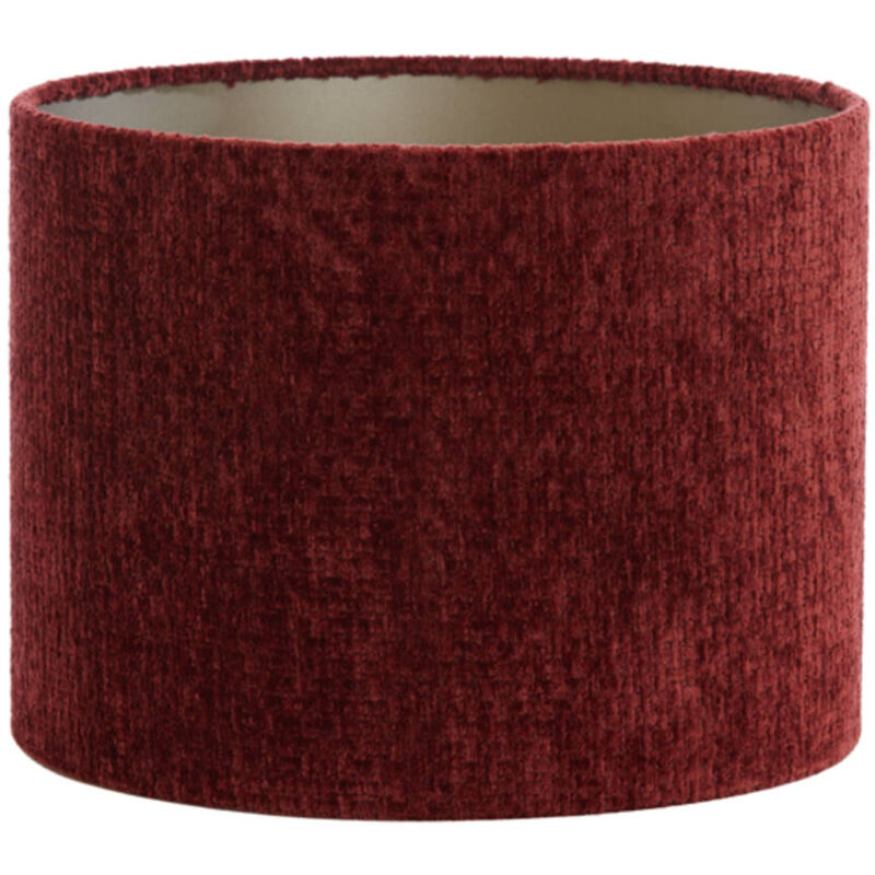 foto del prodotto light living paralume ruby rosso tessile 30cm e27