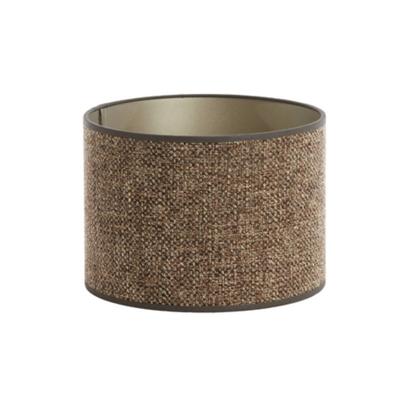 foto del prodotto light living paralume saverna marrone tessile 20cm