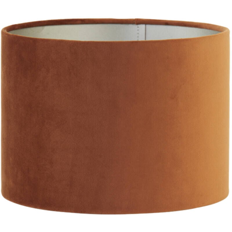 foto del prodotto light living paralume velours arancione tessile 