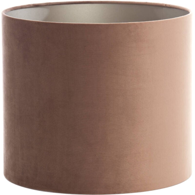 foto del prodotto light living paralume velours marrone tessile 35cm