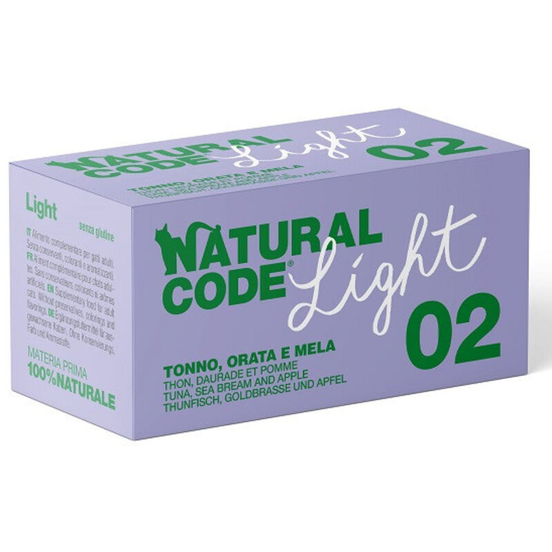 foto del prodotto light per gatti da 4x70 gr - natural code