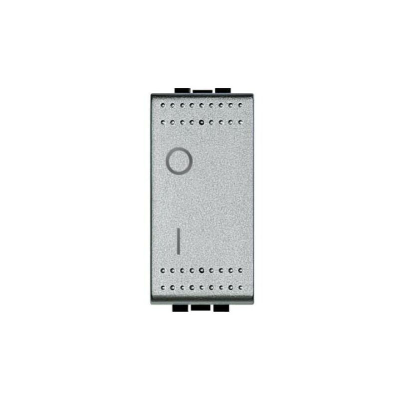 foto del prodotto light tech interruttore 2 poli 16a grigio nt4002n bticino