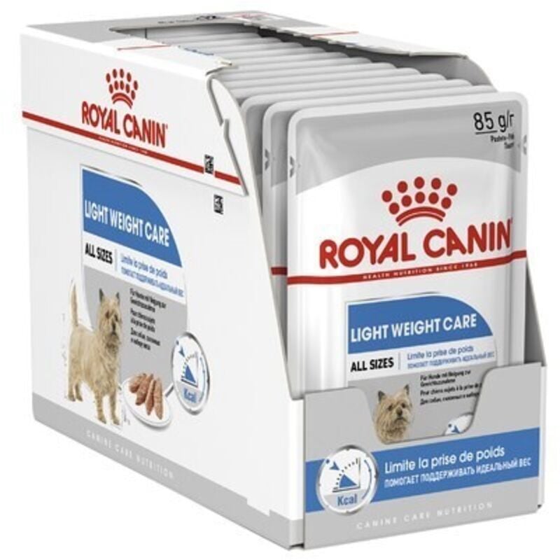 foto del prodotto light weight care care (pate) dog food - 12x85 g - royal canin