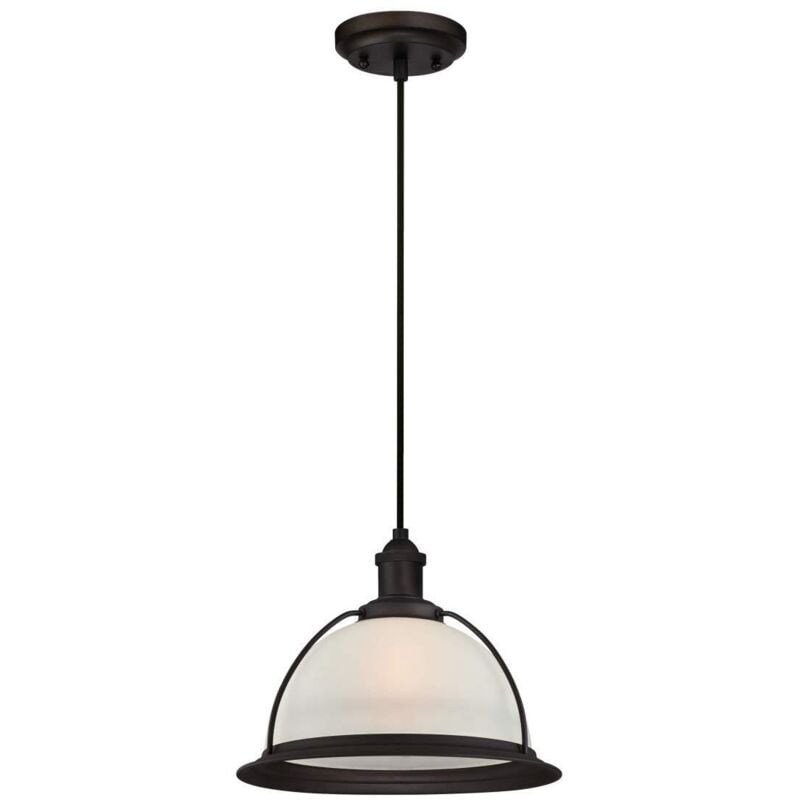 foto del prodotto lighting 6336940 lampada a sospensione per interni monoluce, bronzata ad olio westinghouse