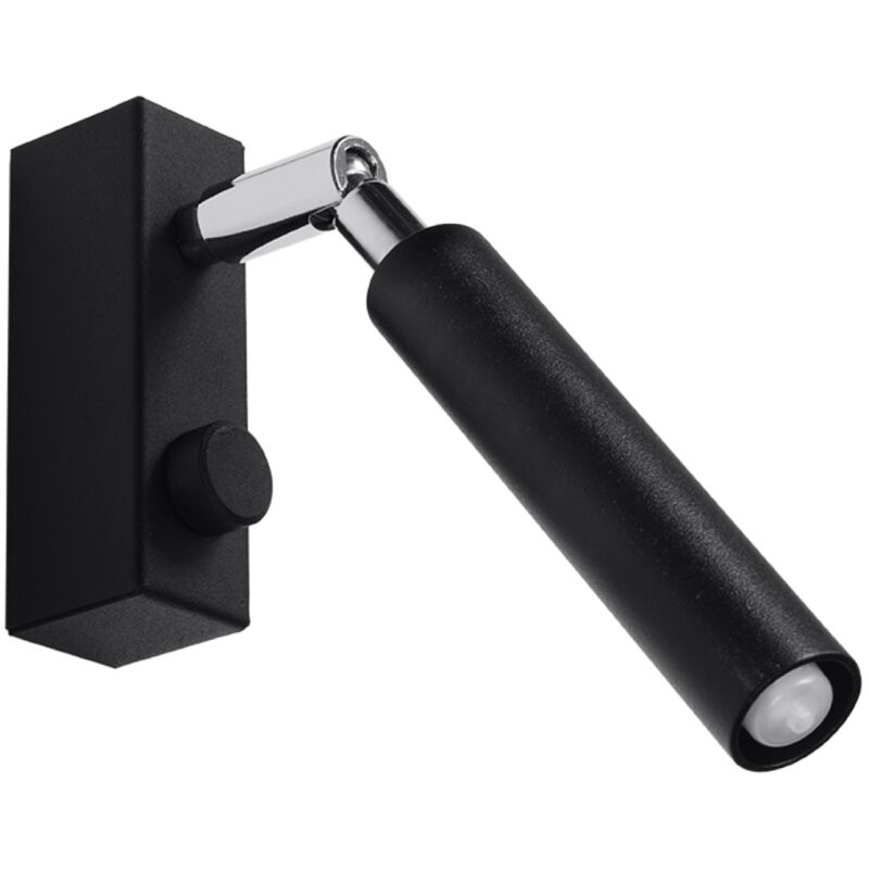 foto del prodotto lighting eyetech 1 lampada da parete cilindrica in acciaio design moderno e minimalista per camera da letto soggiorno industriale lofty g9 a -e