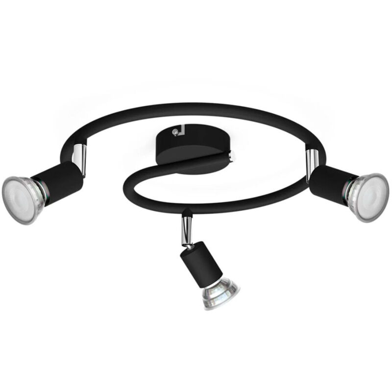 foto del prodotto lighting limbali plate spiral black 3x50w 230v philips