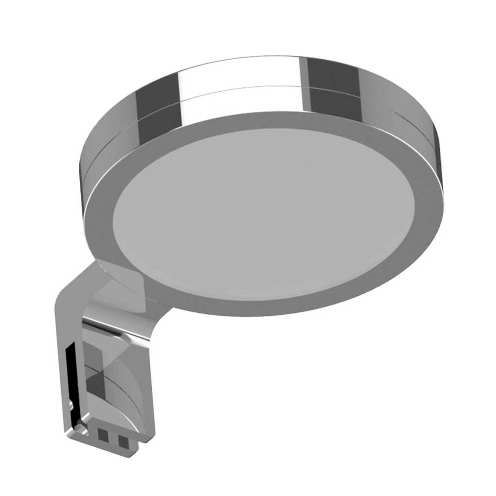 foto del prodotto lightme luce per specchio a led aqua on-top cromo