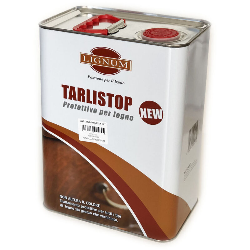 foto del prodotto lignum tarlistop 5lt antitarlo protettivo trasparente per legno