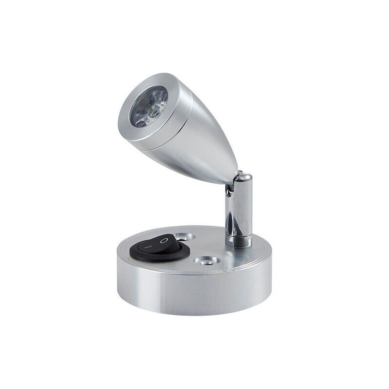 foto del prodotto lilaris 1 confezione da 12 v led spot luci di lettura, 3000 k led illuminazione interna, interruttore regolabile 3 w luce calda per camper roulotte