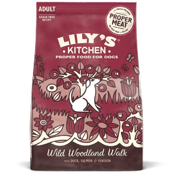 foto del prodotto lily's kitchen adult duck, salmon venison wild woodland walk - 7 kg - croccantini per cani - 1 ordine scegli lo sconto bzr5 bzr20 200 punti fedeltà