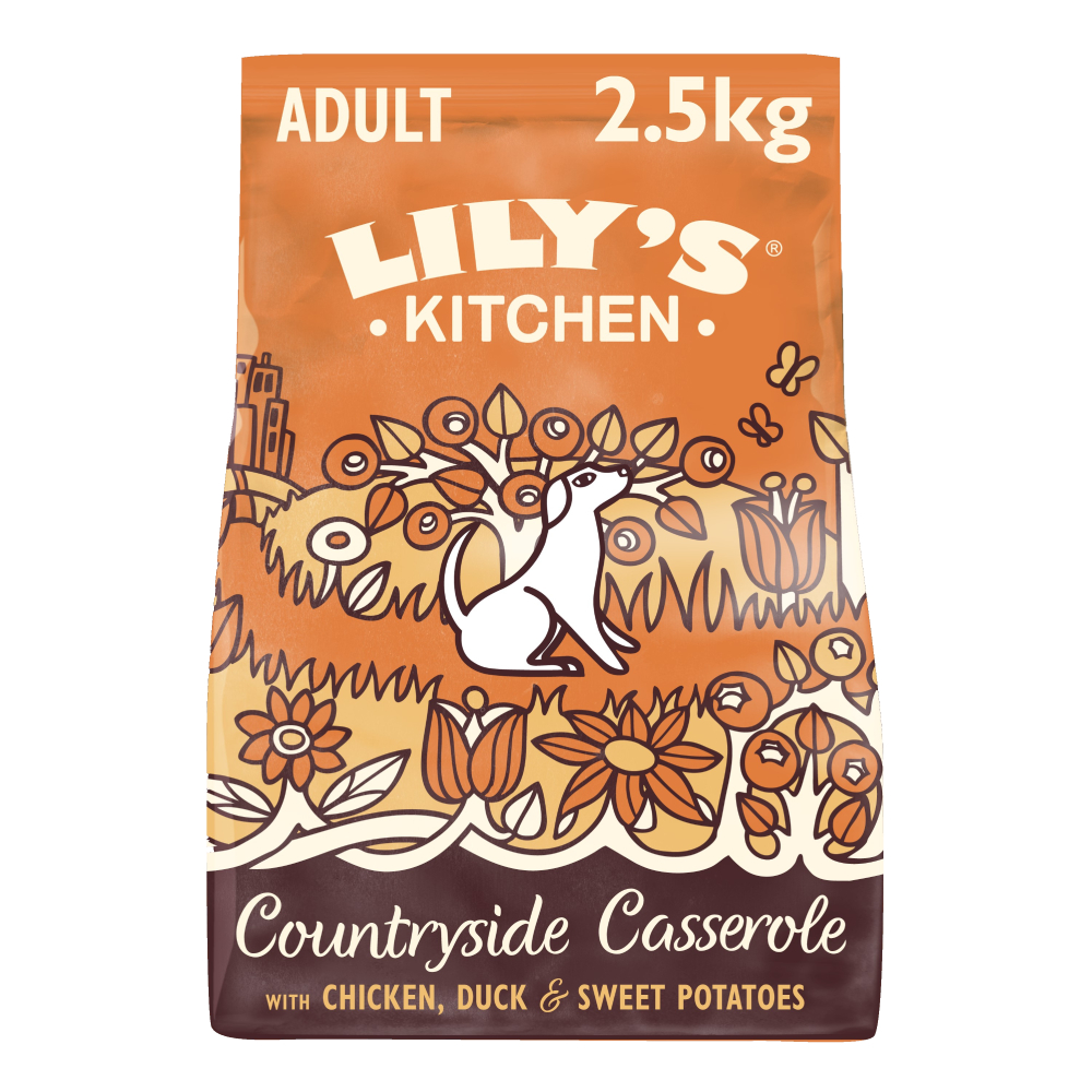 foto del prodotto lily s kitchen adult pollo anatra crocchette cane 2,5 kg
