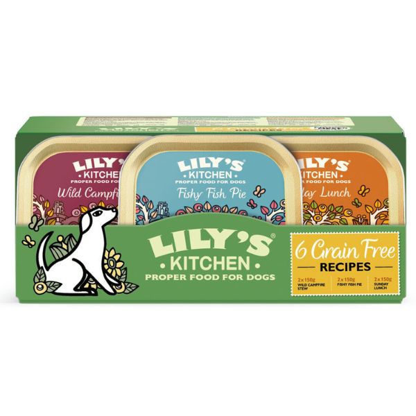 foto del prodotto lily s kitchen dog multipack 6x150 g grain free dinners multigusto 1 ordine scegli lo sconto bzr5 bzr20 200 punti fedelt 