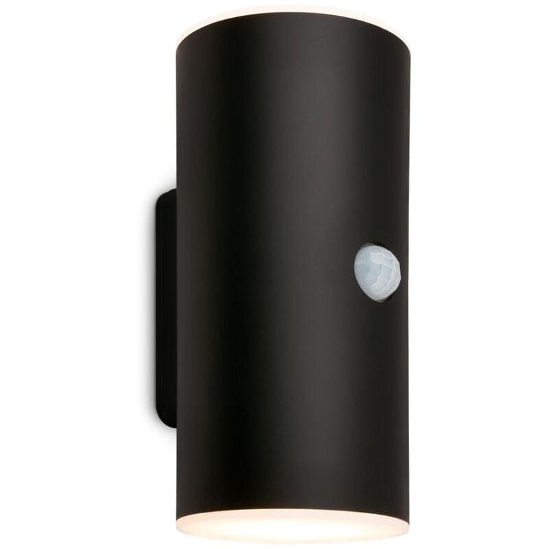 foto del prodotto lima led applique da esterno, rilevatore di movimento, sensore crepuscolare, batteria ricaricabile briloner