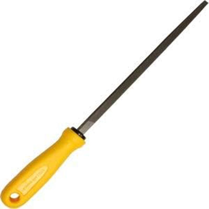 foto del prodotto lima quadra mezzodolce finitura metalli 6'-12' 150-300mm c manico stella bianca, '10' 250mm'