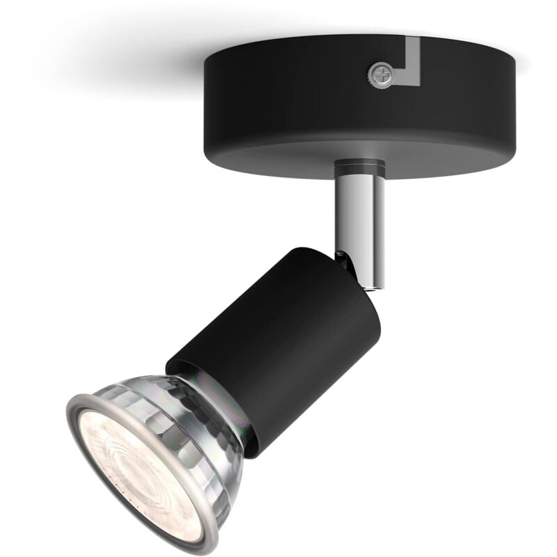 foto del prodotto limbali 8719514465213 faretto da soffitto gu10 nero philips