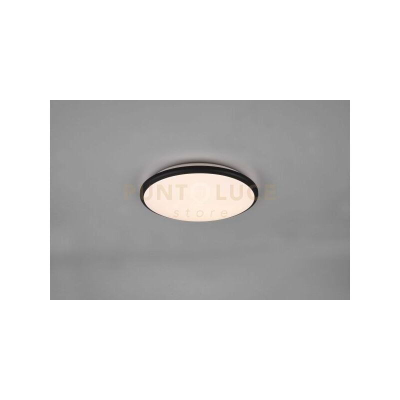 foto del prodotto limbus plafoniera led 20,5w 2300lm, 3000k bordo nero con dimmerazione con interruttore d.35cm