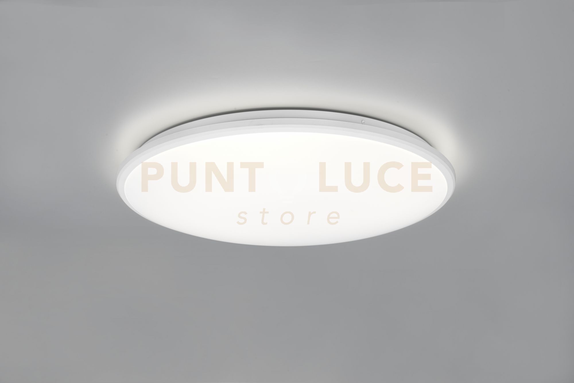 foto del prodotto limbus plafoniera led 34w 4100lm, 4000k bordo bianco con dimmerazione con interruttore d.50cm